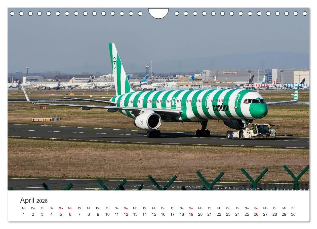 Bild: 9783457547236 | Frankfurt Airport - EDDF (Wandkalender 2026 DIN A4 quer), CALVENDO...