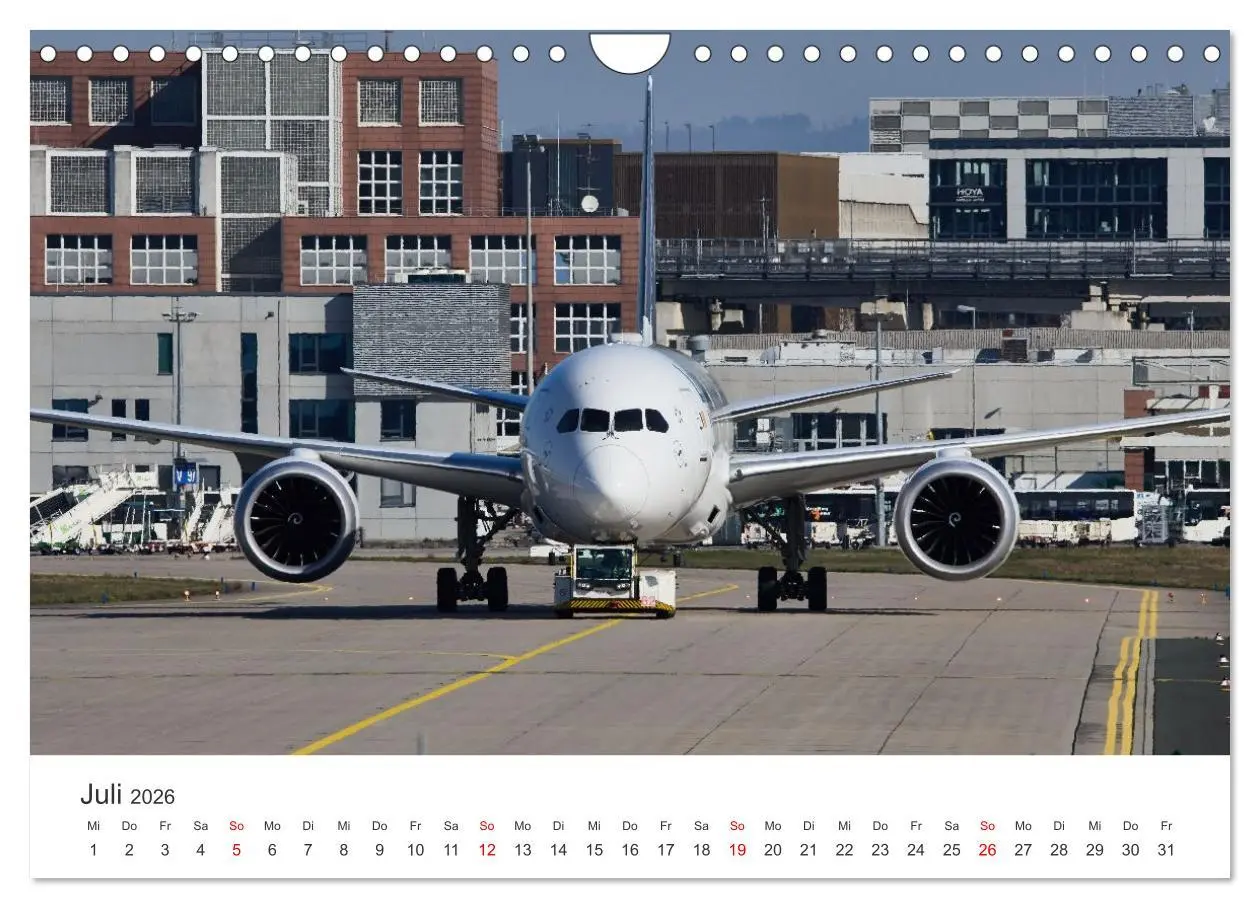 Bild: 9783457547236 | Frankfurt Airport - EDDF (Wandkalender 2026 DIN A4 quer), CALVENDO...