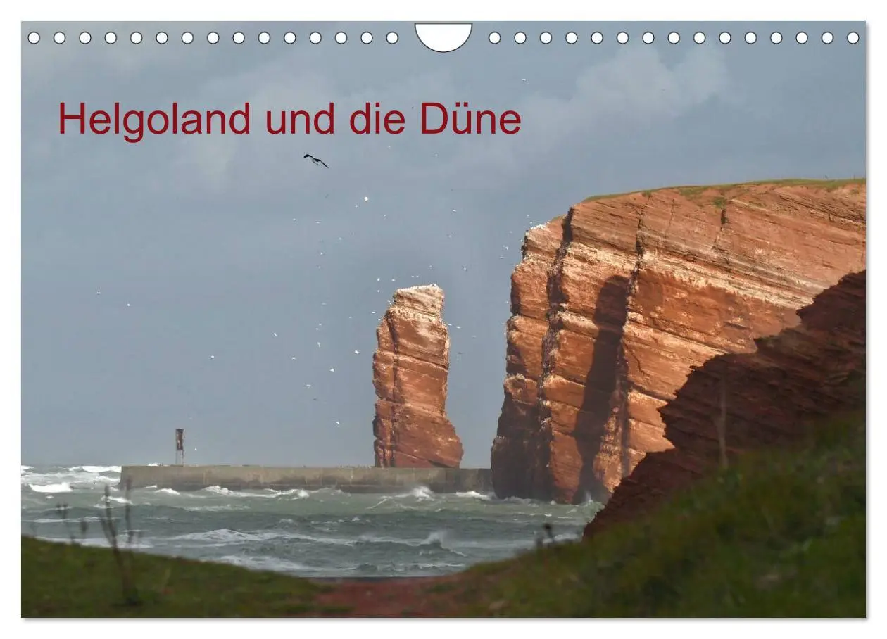 Cover: 9783516187236 | Helgoland und die Düne (Wandkalender 2026 DIN A4 quer), CALVENDO...