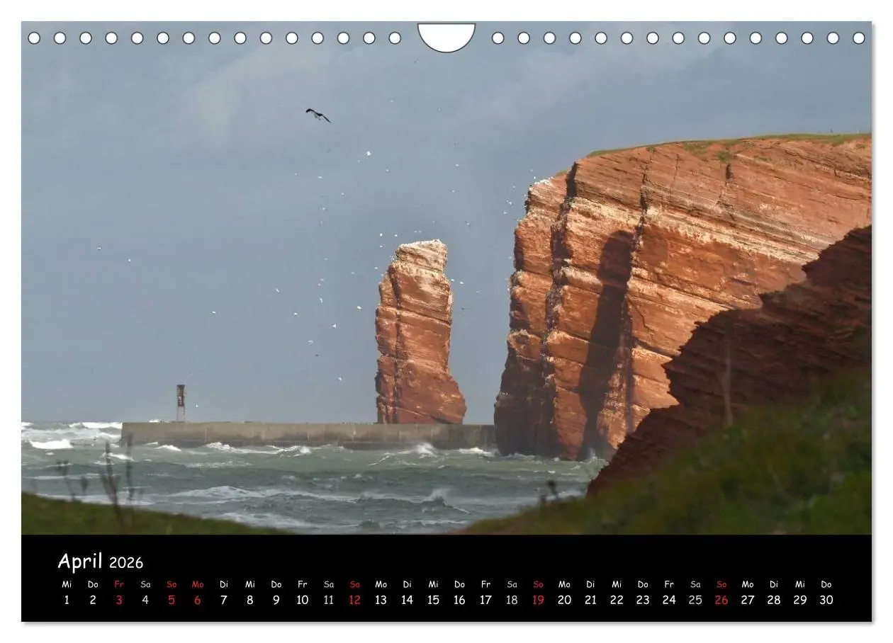 Bild: 9783516187236 | Helgoland und die Düne (Wandkalender 2026 DIN A4 quer), CALVENDO...