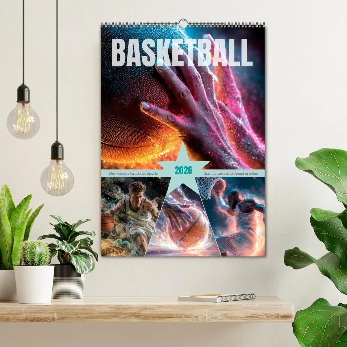 Bild: 9783516707236 | Basketball - Die visuelle Kraft des Sports (Wandkalender 2026 DIN...