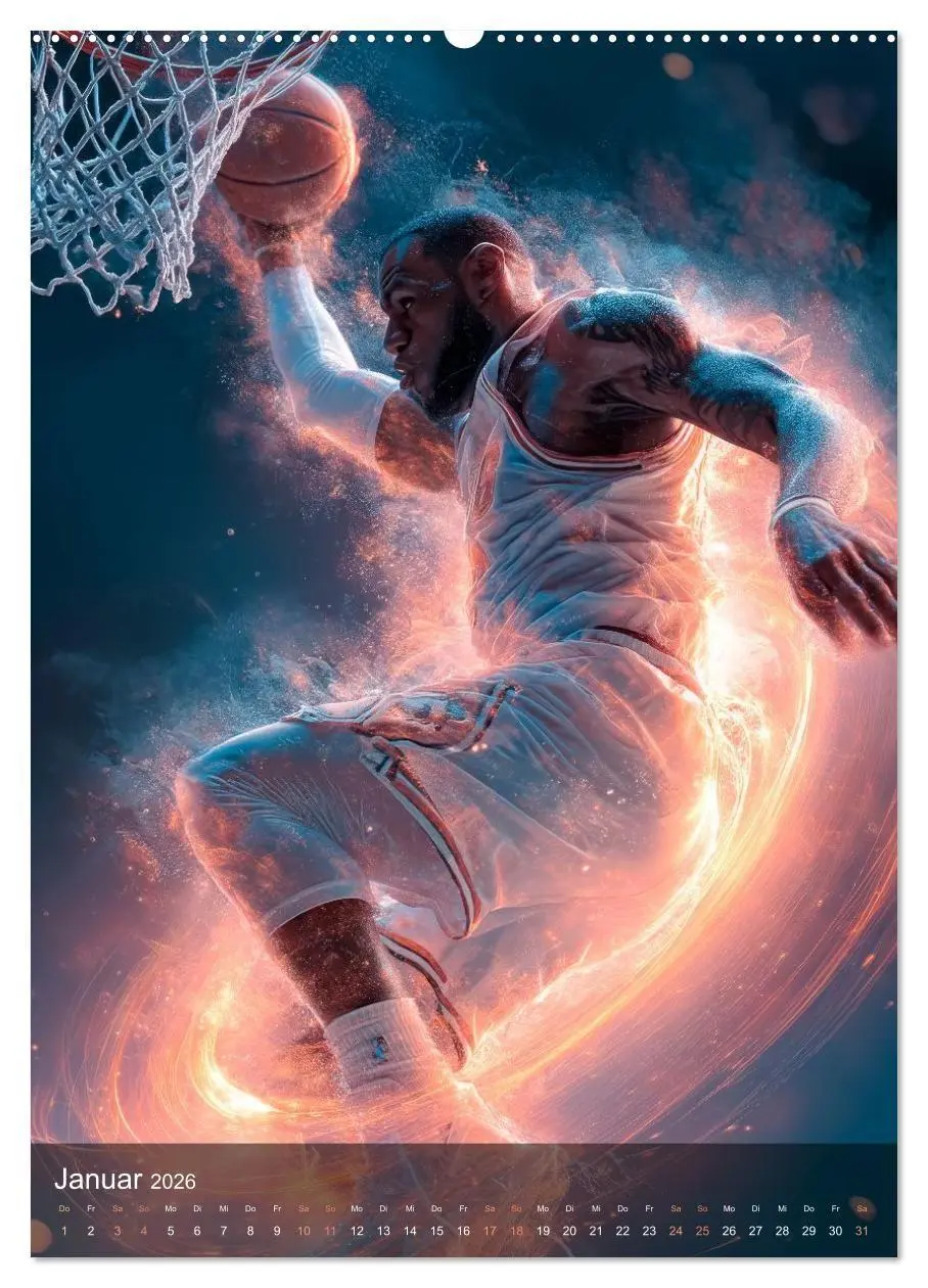 Bild: 9783516707236 | Basketball - Die visuelle Kraft des Sports (Wandkalender 2026 DIN...