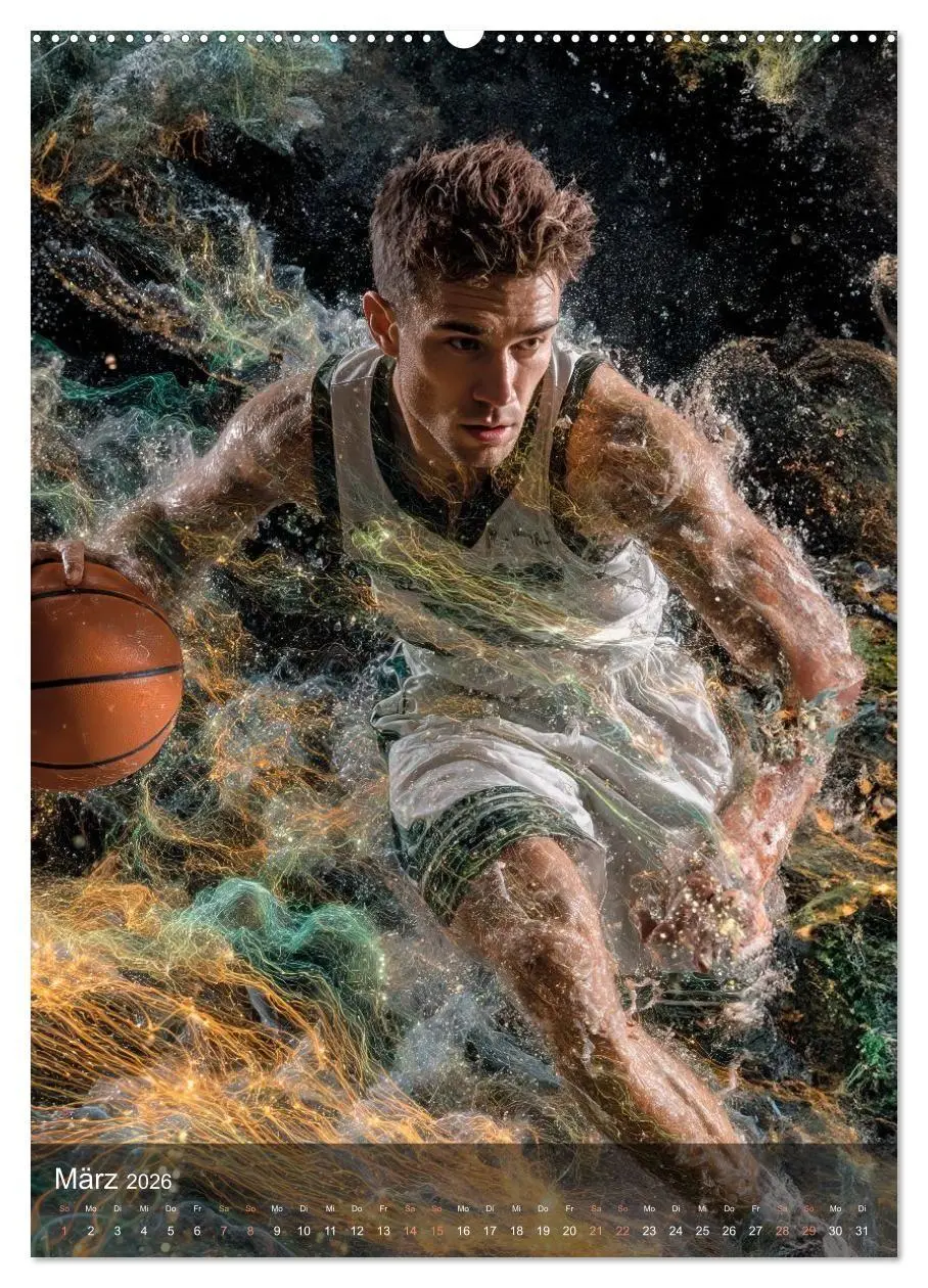 Bild: 9783516707236 | Basketball - Die visuelle Kraft des Sports (Wandkalender 2026 DIN...