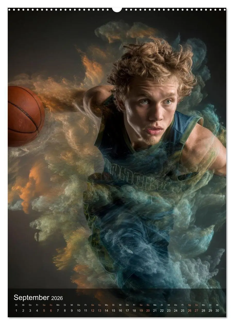 Bild: 9783516707236 | Basketball - Die visuelle Kraft des Sports (Wandkalender 2026 DIN...