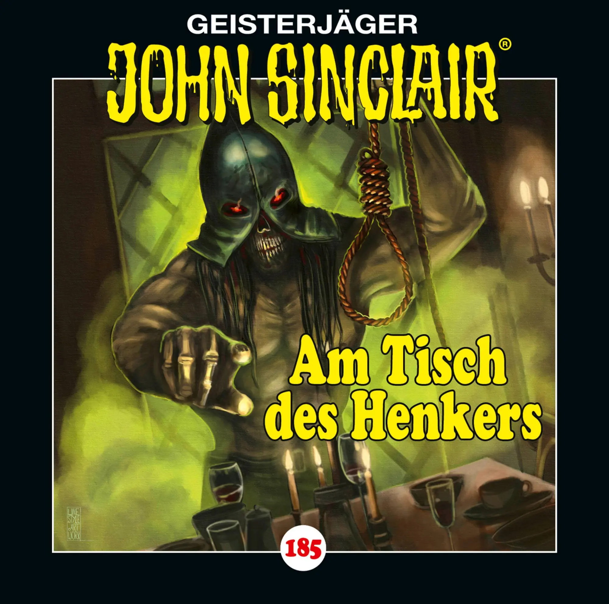 Cover: 9783785787236 | John Sinclair - Folge 185 | Am Tisch des Henkers. Hörspiel. | Dark