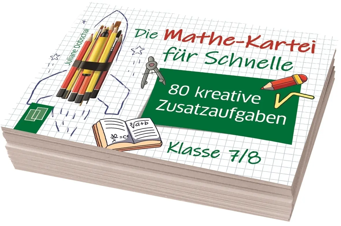 Bild: 9783834667236 | Die Mathe-Kartei für Schnelle - Klasse 7/8 | Juliane Dobschal | Box