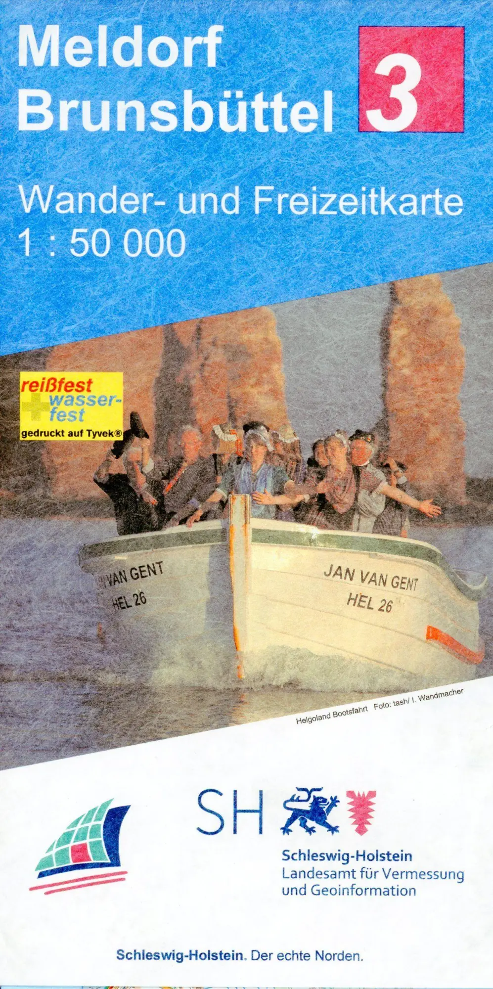 Cover: 9783891307236 | Meldorf - Brunsbüttel 1:50 000 | Wander- und Freizeitkarte | Deutsch