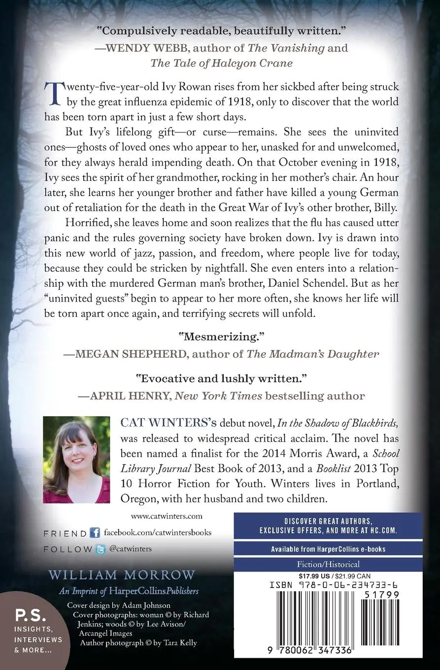 Rückseite: 9780062347336 | UNINVITED PB | Cat Winters | Taschenbuch | Kartoniert / Broschiert