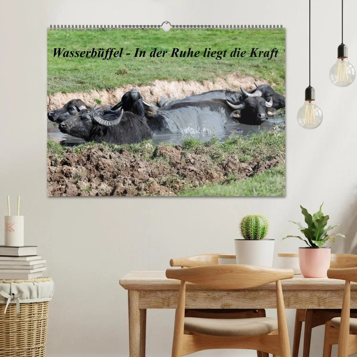 Bild: 9783457777336 | Wasserbüffel - In der Ruhe liegt die Kraft (Wandkalender 2026 DIN...