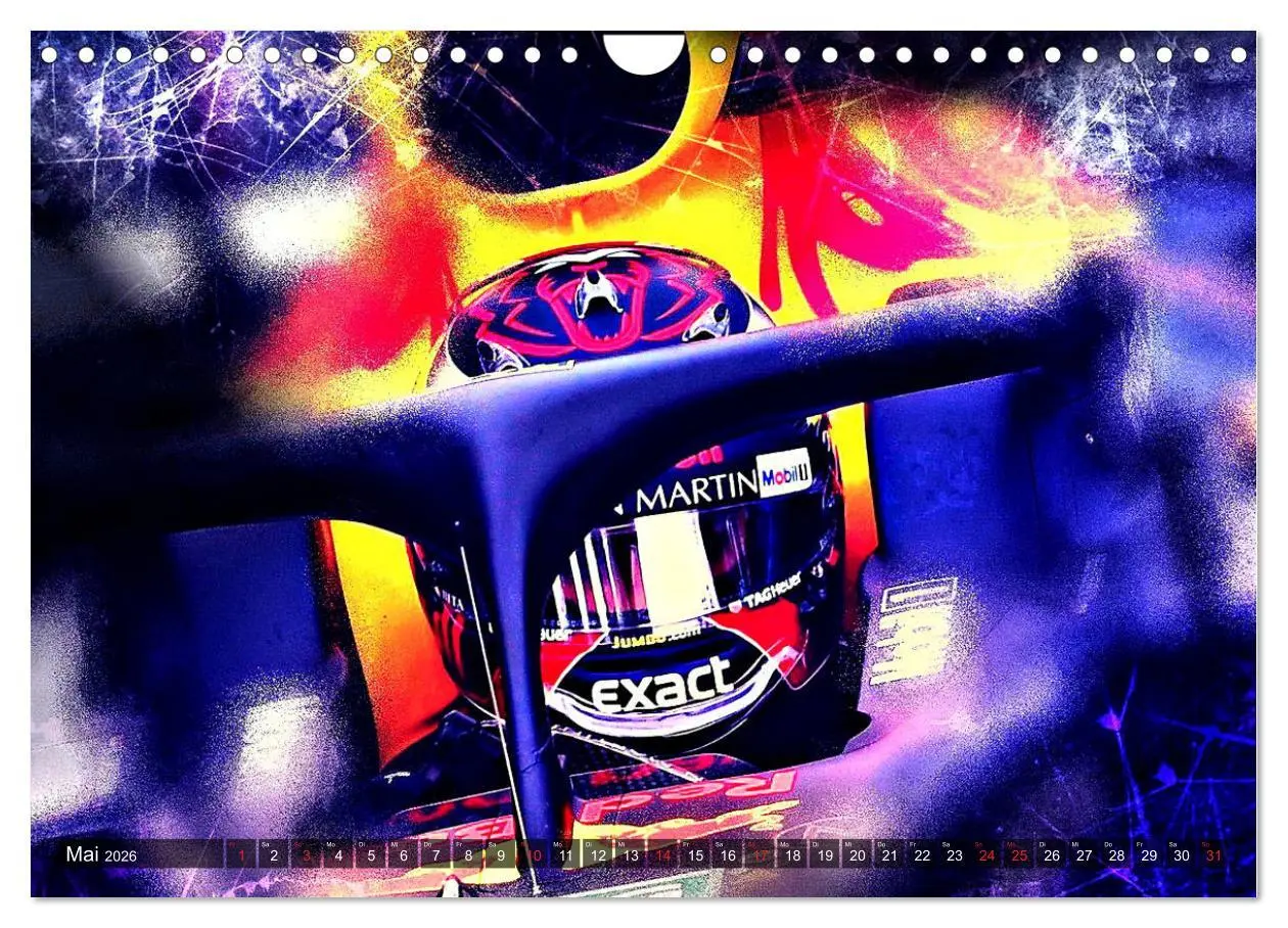 Bild: 9783457917336 | Faszinierende Formel 1 (Wandkalender 2026 DIN A4 quer), CALVENDO...