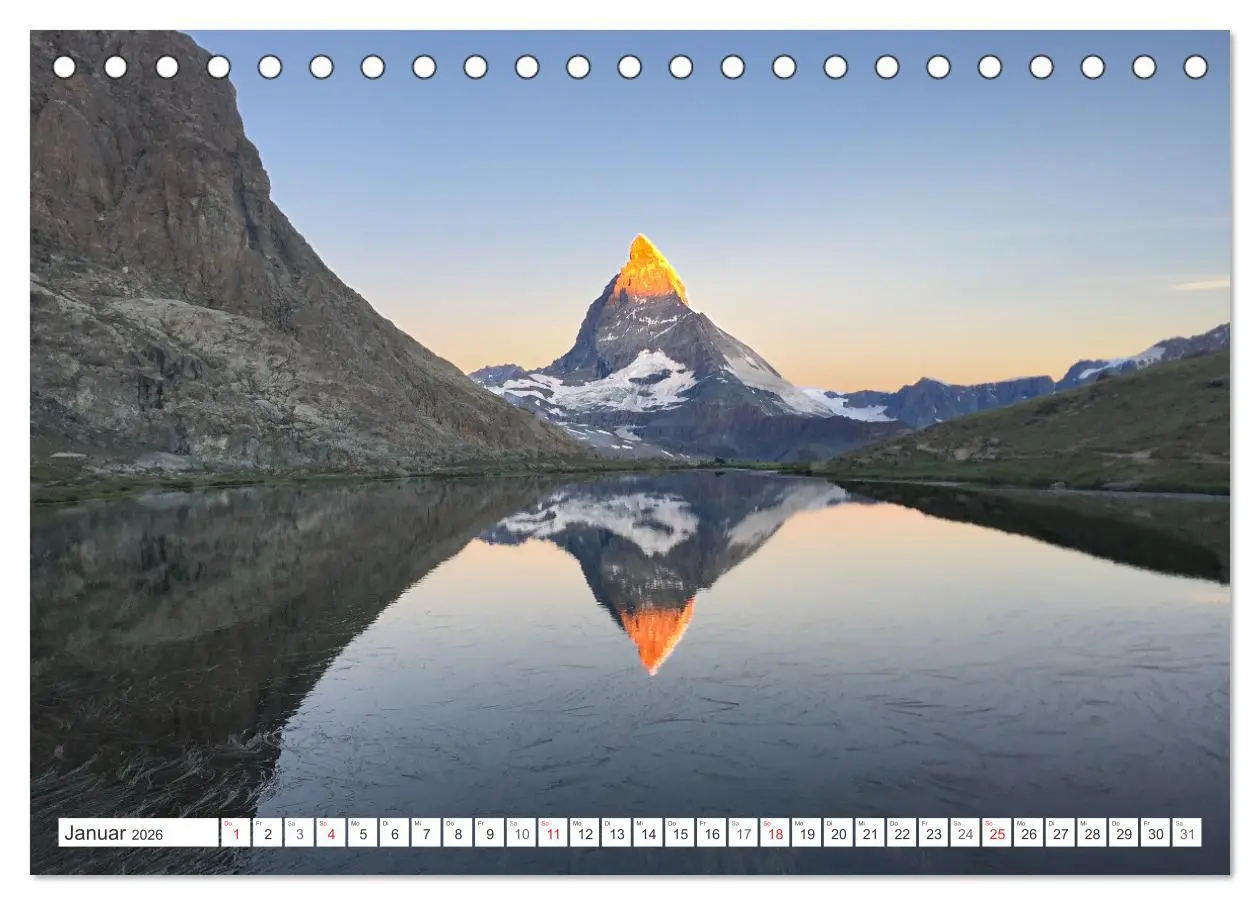 Bild: 9783516007336 | Matterhorn - Berg der Berge (Tischkalender 2026 DIN A5 quer),...