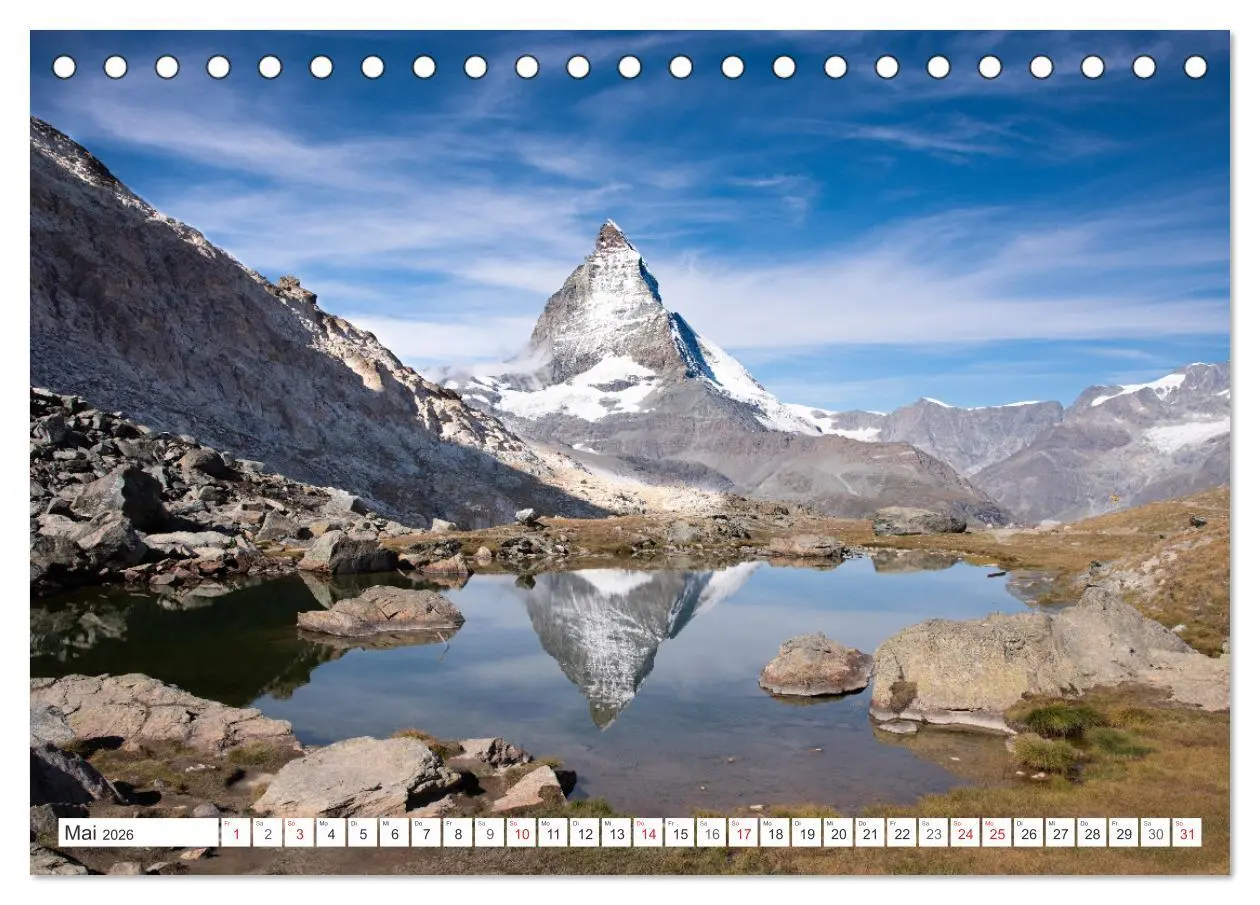 Bild: 9783516007336 | Matterhorn - Berg der Berge (Tischkalender 2026 DIN A5 quer),...
