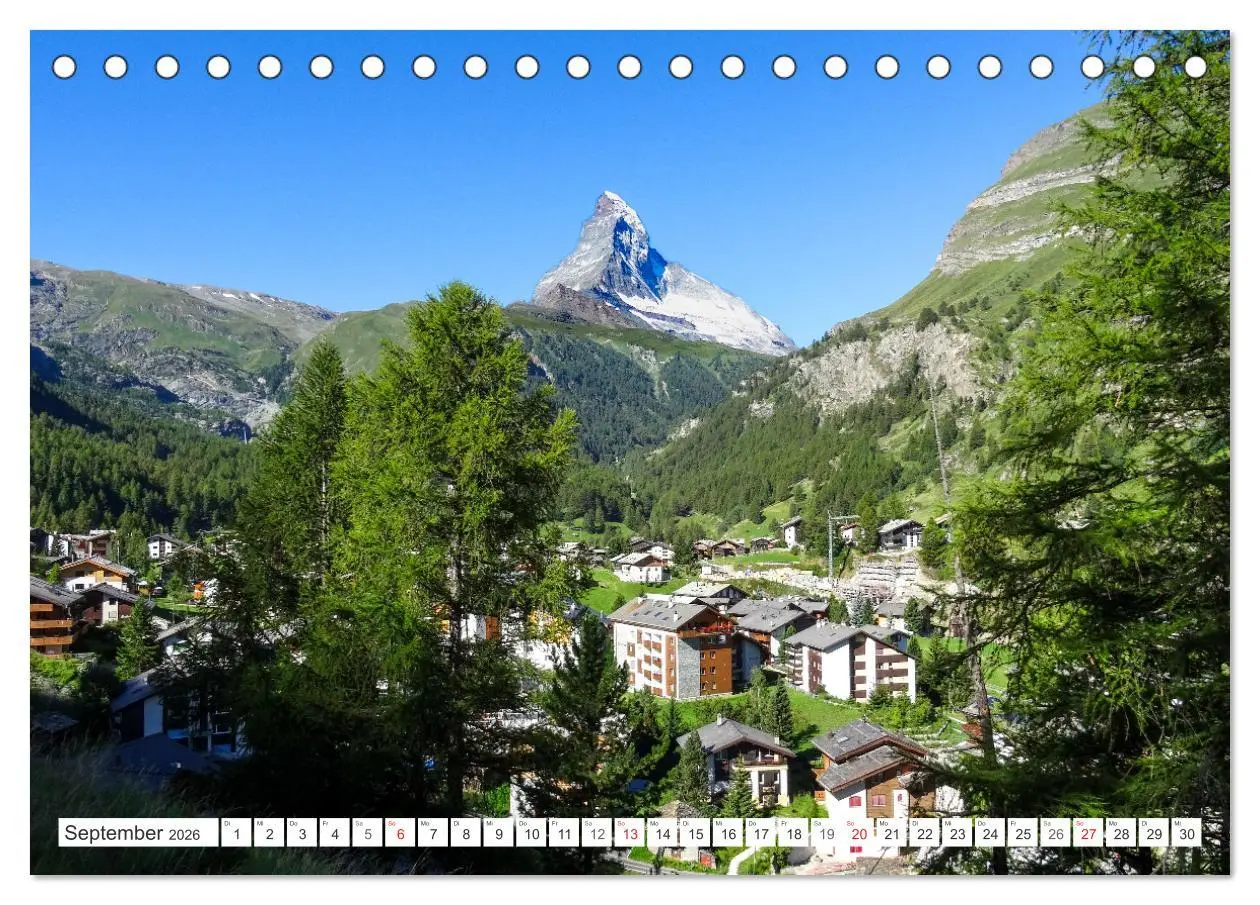 Bild: 9783516007336 | Matterhorn - Berg der Berge (Tischkalender 2026 DIN A5 quer),...
