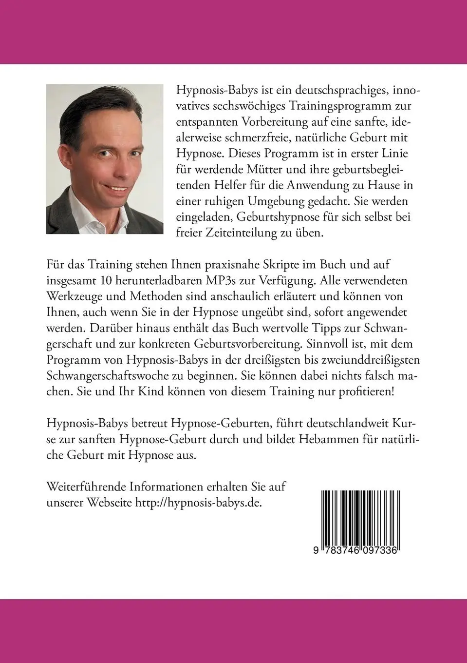 Rückseite: 9783746097336 | Hypnosis-Babys - sanfte Geburt mit Hypnose | Ulrich Eckardt | Buch