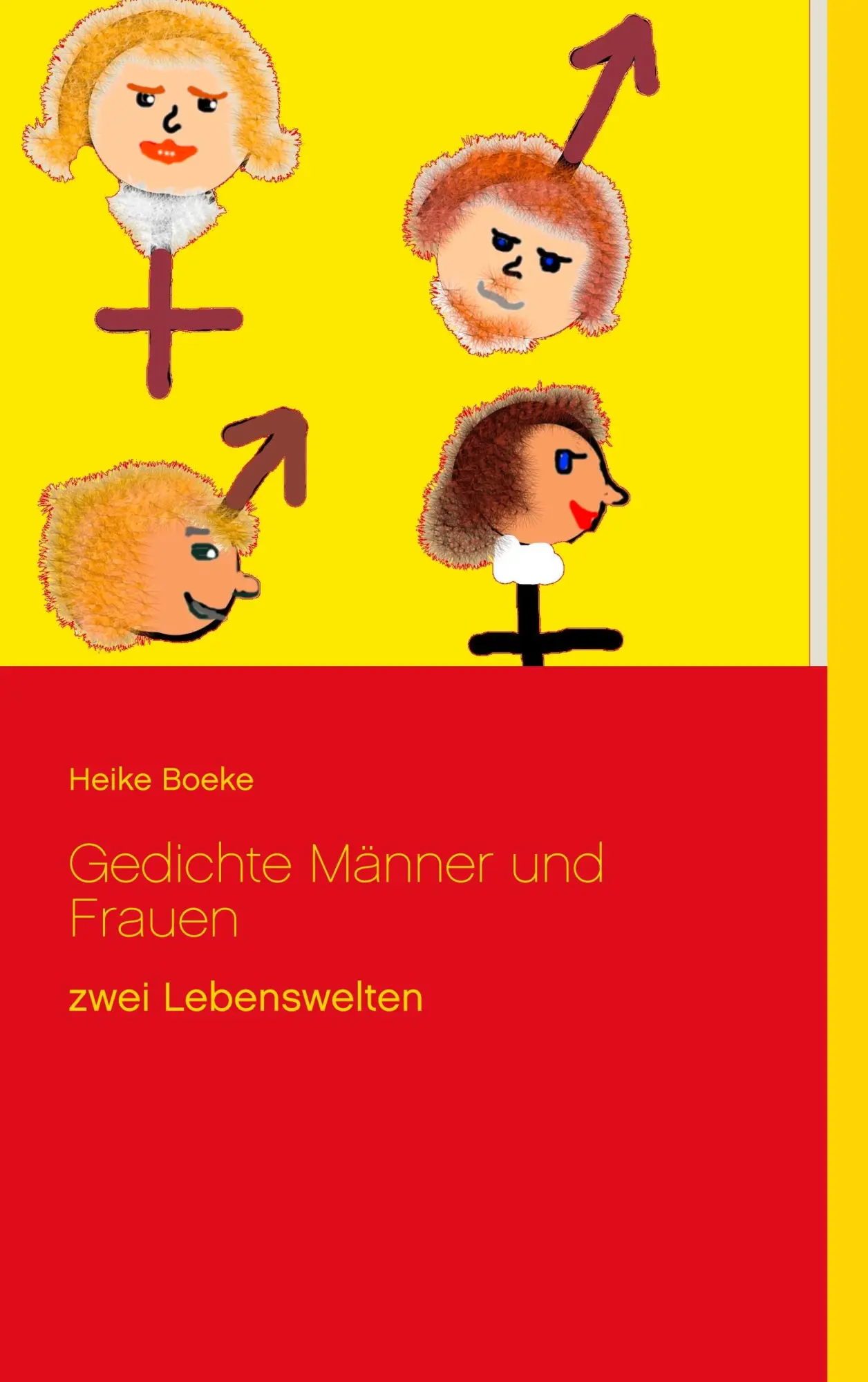 Cover: 9783749447336 | Gedichte Männer und Frauen | zwei Lebenswelten | Heike Boeke | Buch
