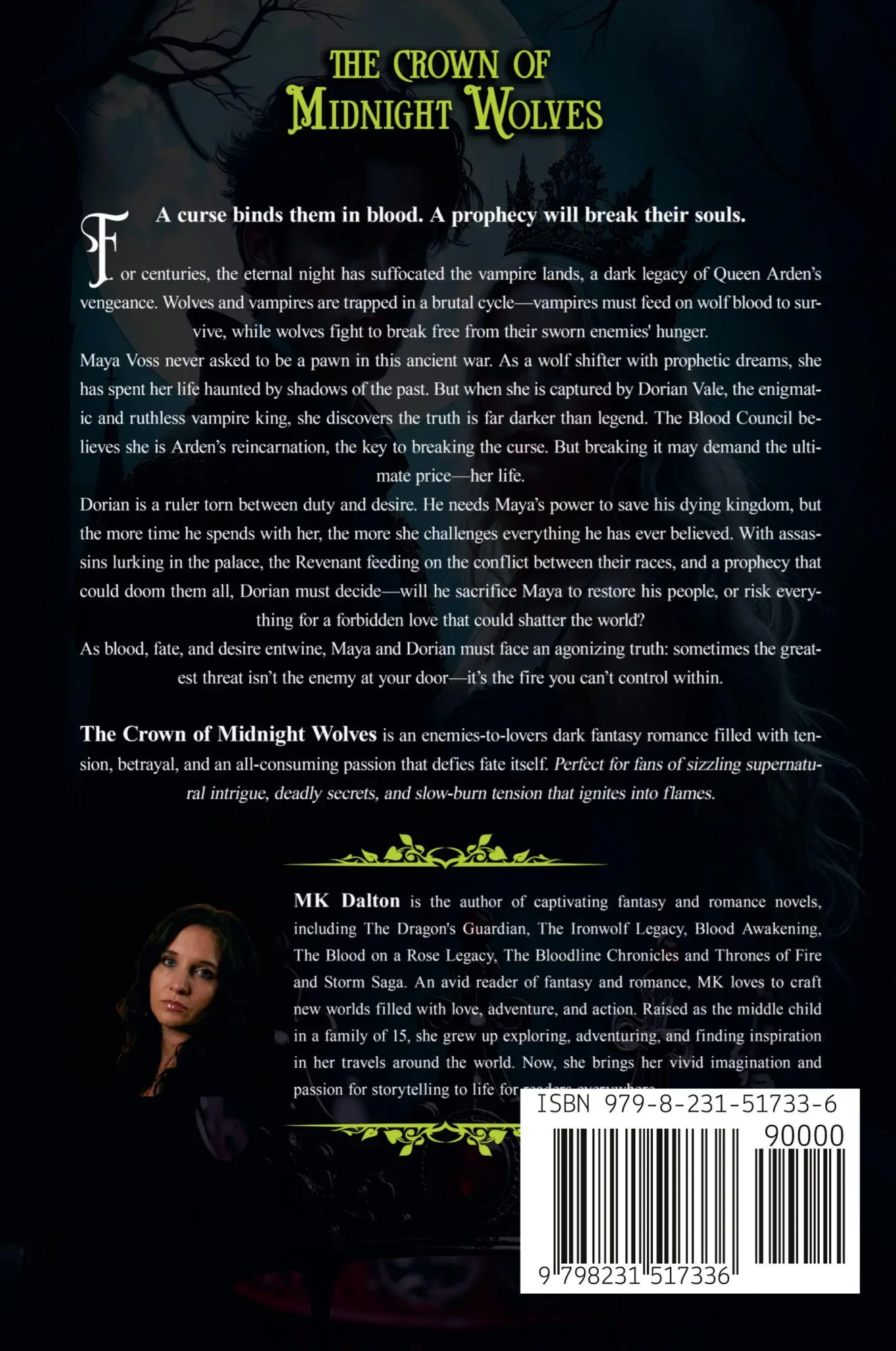 Rückseite: 9798231517336 | The Crown of Midnight Wolves | Mk Dalton | Taschenbuch | Englisch