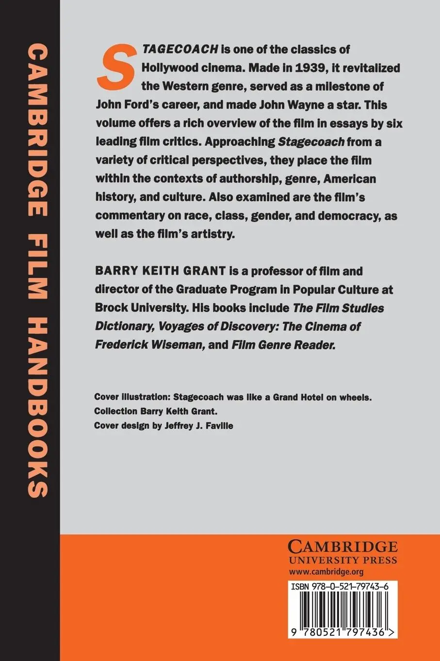 Rückseite: 9780521797436 | John Ford's Stagecoach | Barry Keith Grant | Taschenbuch | Englisch