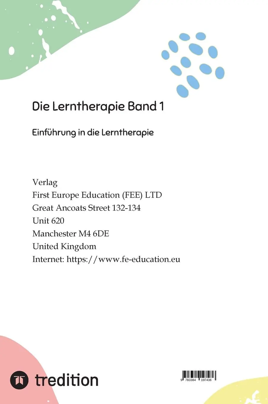 Rückseite: 9783384197436 | Die Lerntherapie Band 1 | Einführung in die Lerntherapie | Michaelis