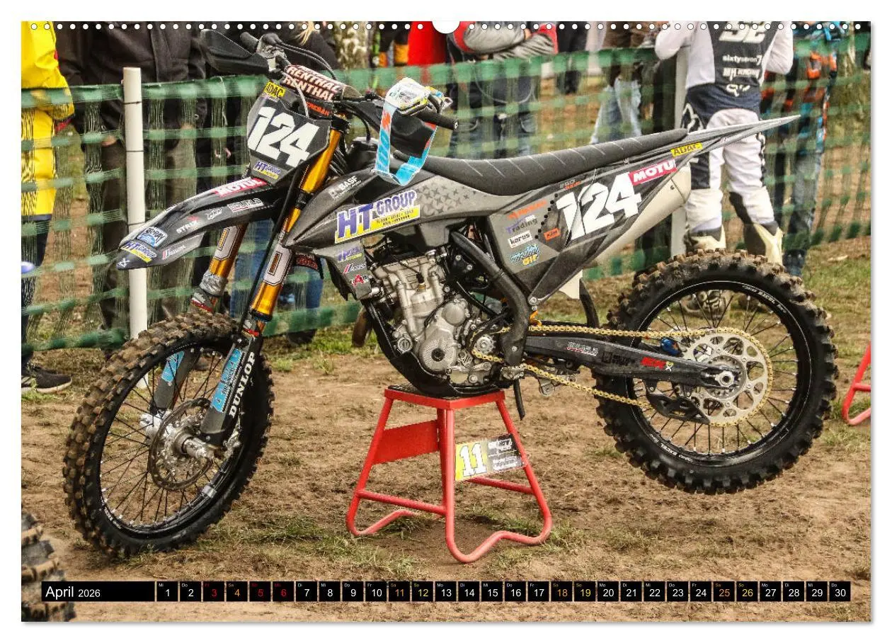 Bild: 9783457767436 | Dirtbikes 2026 (Wandkalender 2026 DIN A2 quer), CALVENDO...