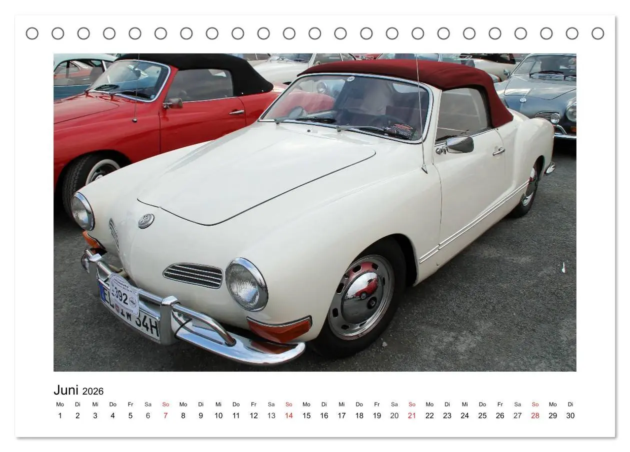 Bild: 9783516167436 | Eine Legende lebt, der Karmann-Ghia (Tischkalender 2026 DIN A5...