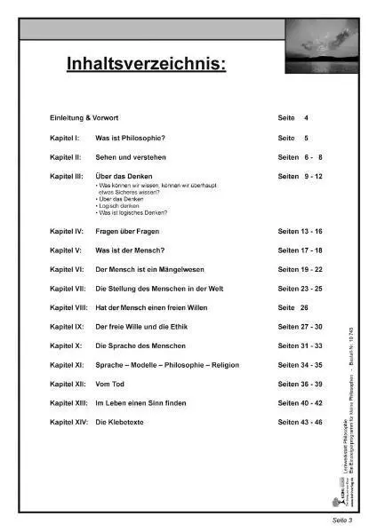 Bild: 9783866327436 | Lernwerkstatt Philosophie | Wolfgang Wertenbroch | Taschenbuch | 48 S.