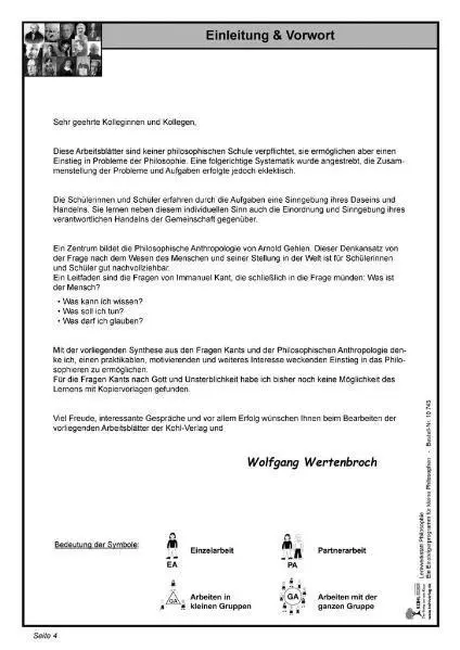 Bild: 9783866327436 | Lernwerkstatt Philosophie | Wolfgang Wertenbroch | Taschenbuch | 48 S.