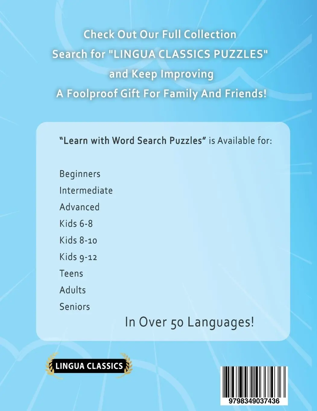 Rückseite: 9798349037436 | LEARN ARMENIAN WITH WORD SEARCH PUZZLES FOR ADULTS - Discover How...