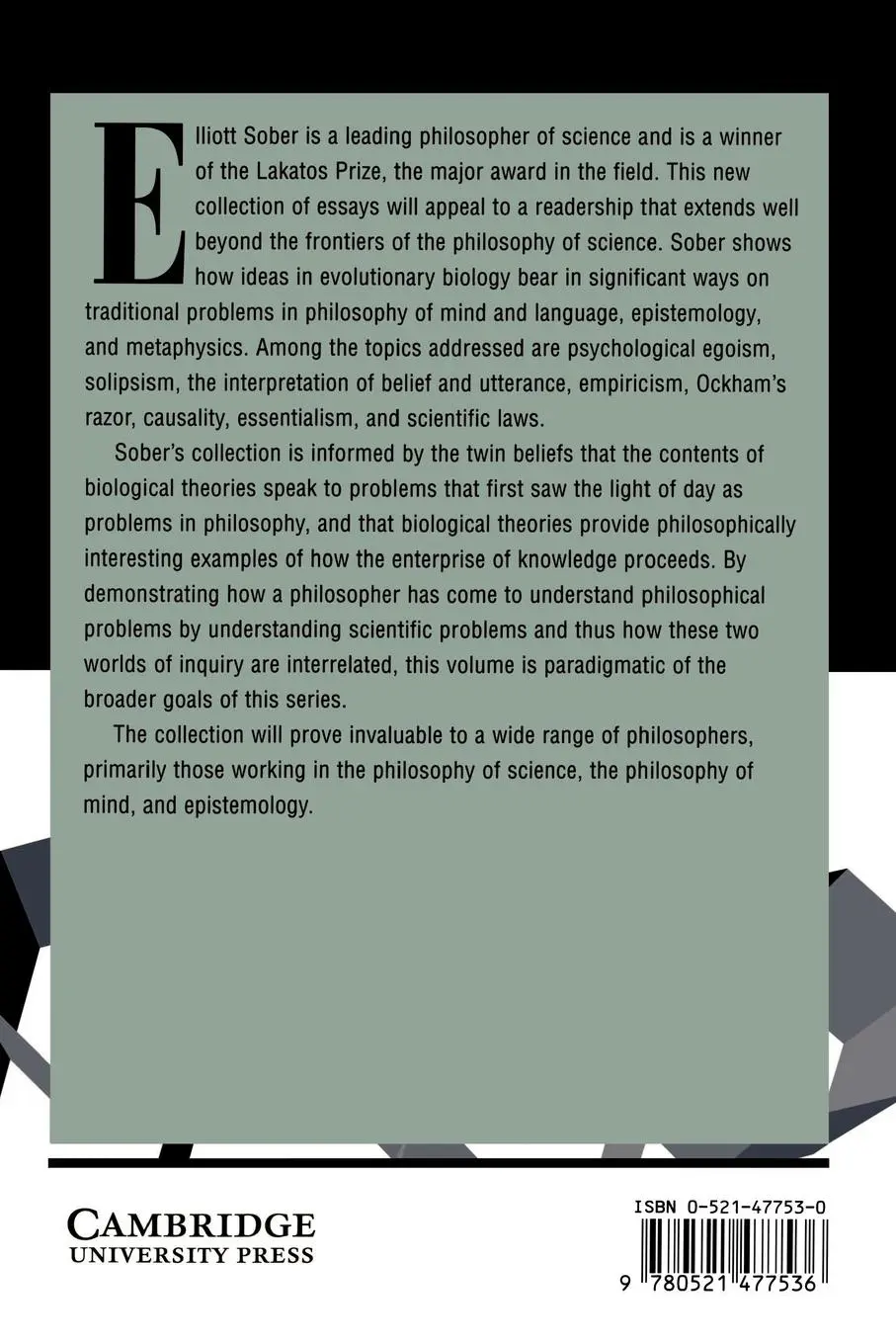 Rückseite: 9780521477536 | From a Biological Point of View | Essays in Evolutionary Philosophy