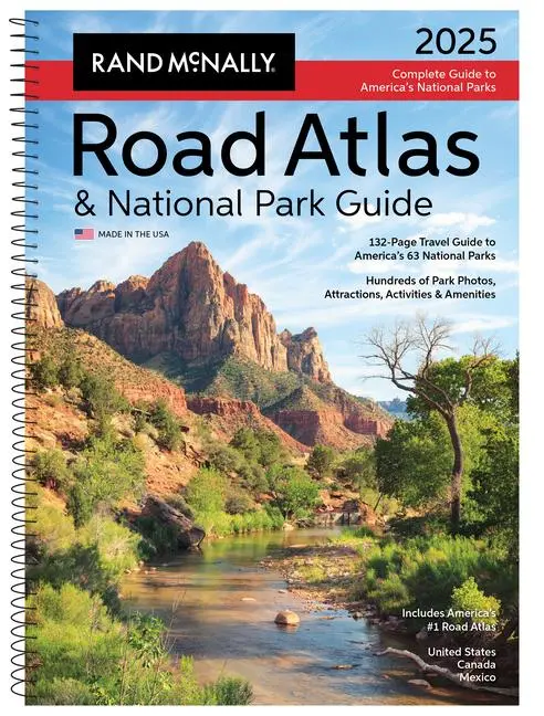 Cover: 9780528027536 | 2025 Road Atlas &amp; National Park Guide | Ratg | Rand Mcnally | Buch