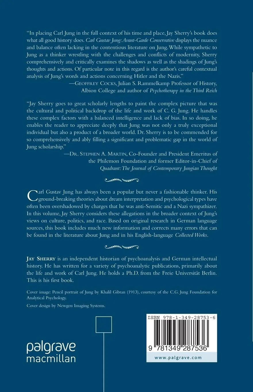 Rückseite: 9781349287536 | Carl Gustav Jung | Avant-Garde Conservative | J. Sherry | Taschenbuch