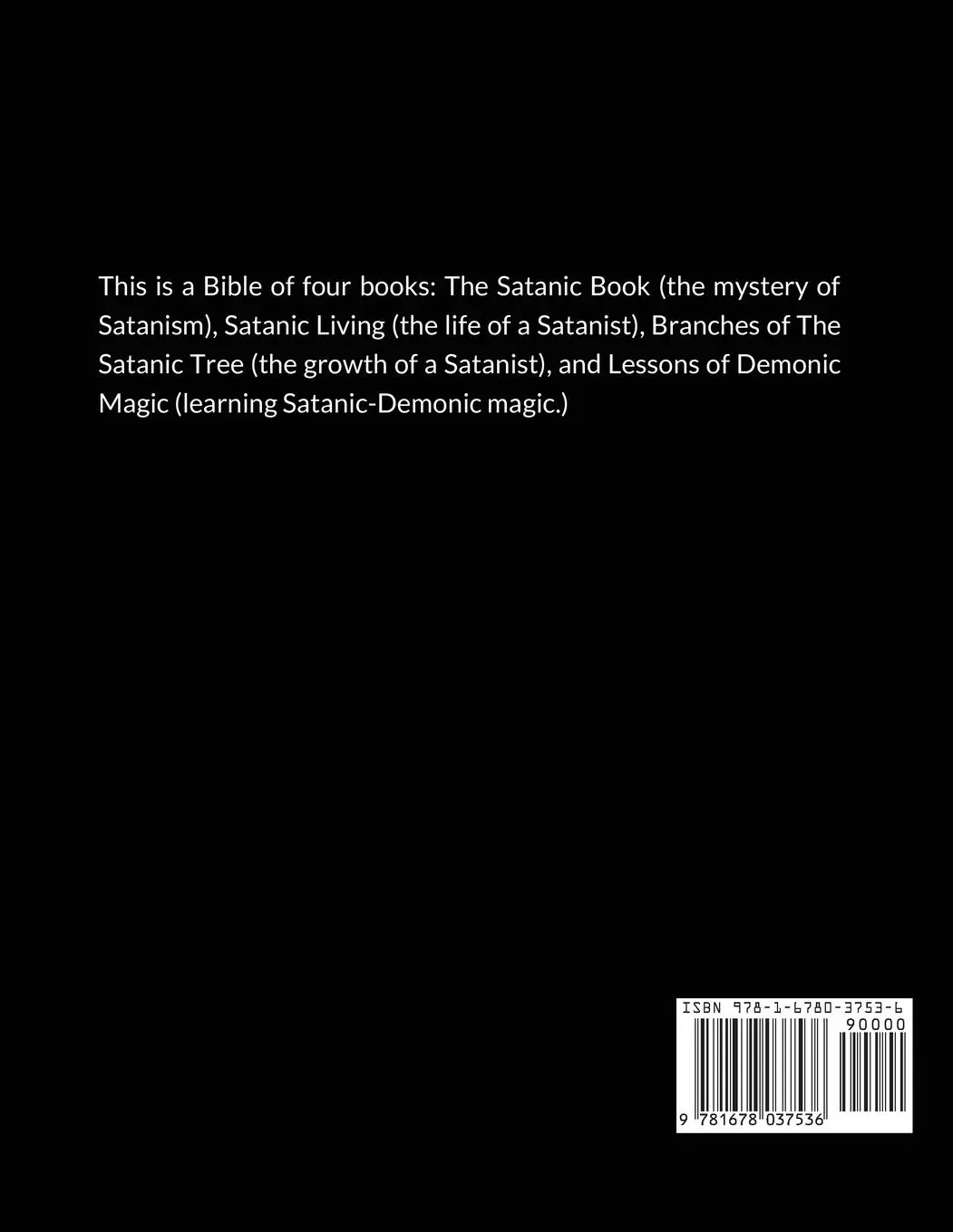 Rückseite: 9781678037536 | Lucifer's Satanic Bible | Lucifer Damuel White | Taschenbuch | 2022