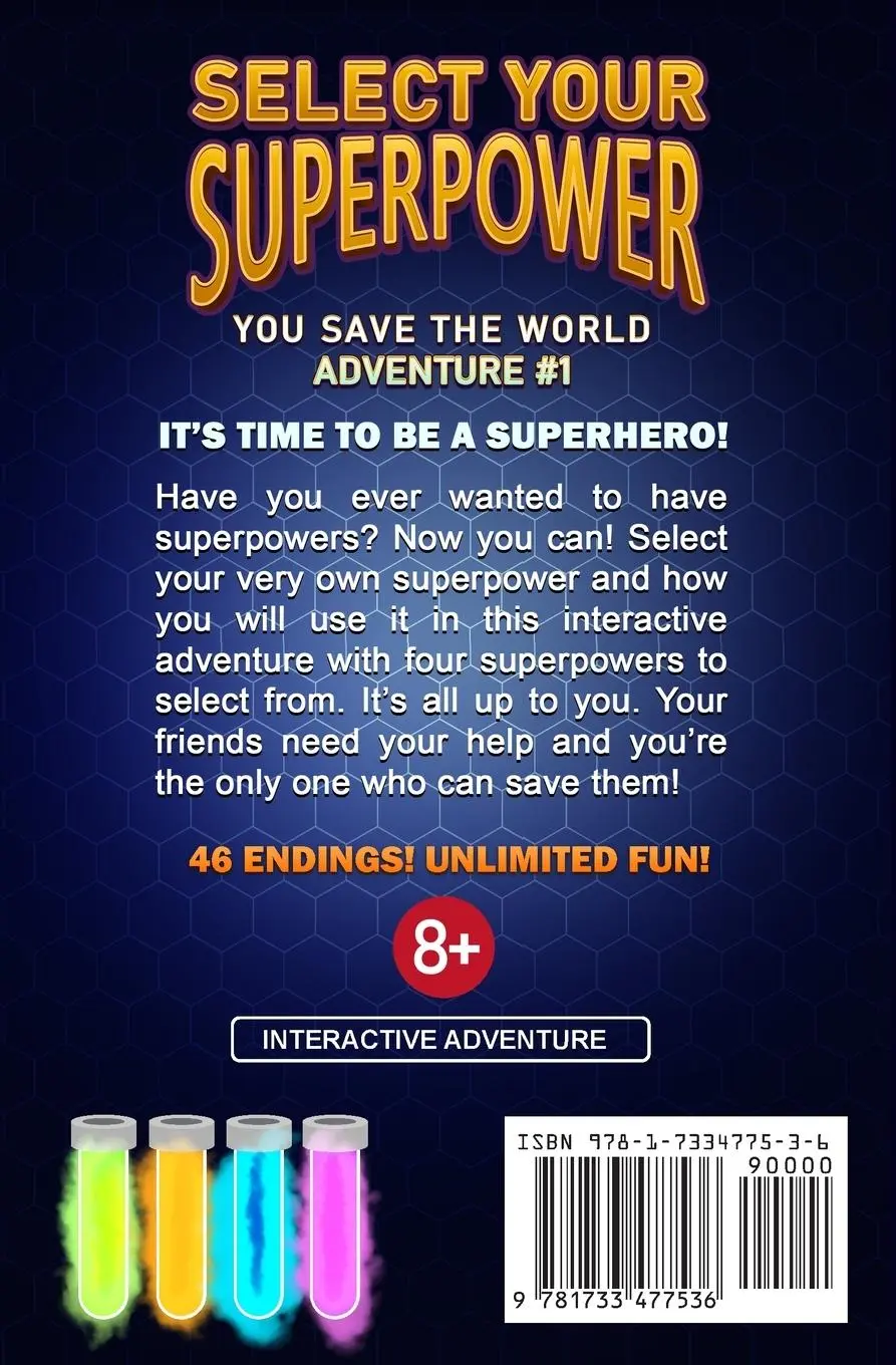 Rückseite: 9781733477536 | Select Your Superpower | You Save The World, Adventure #1 | Blaze