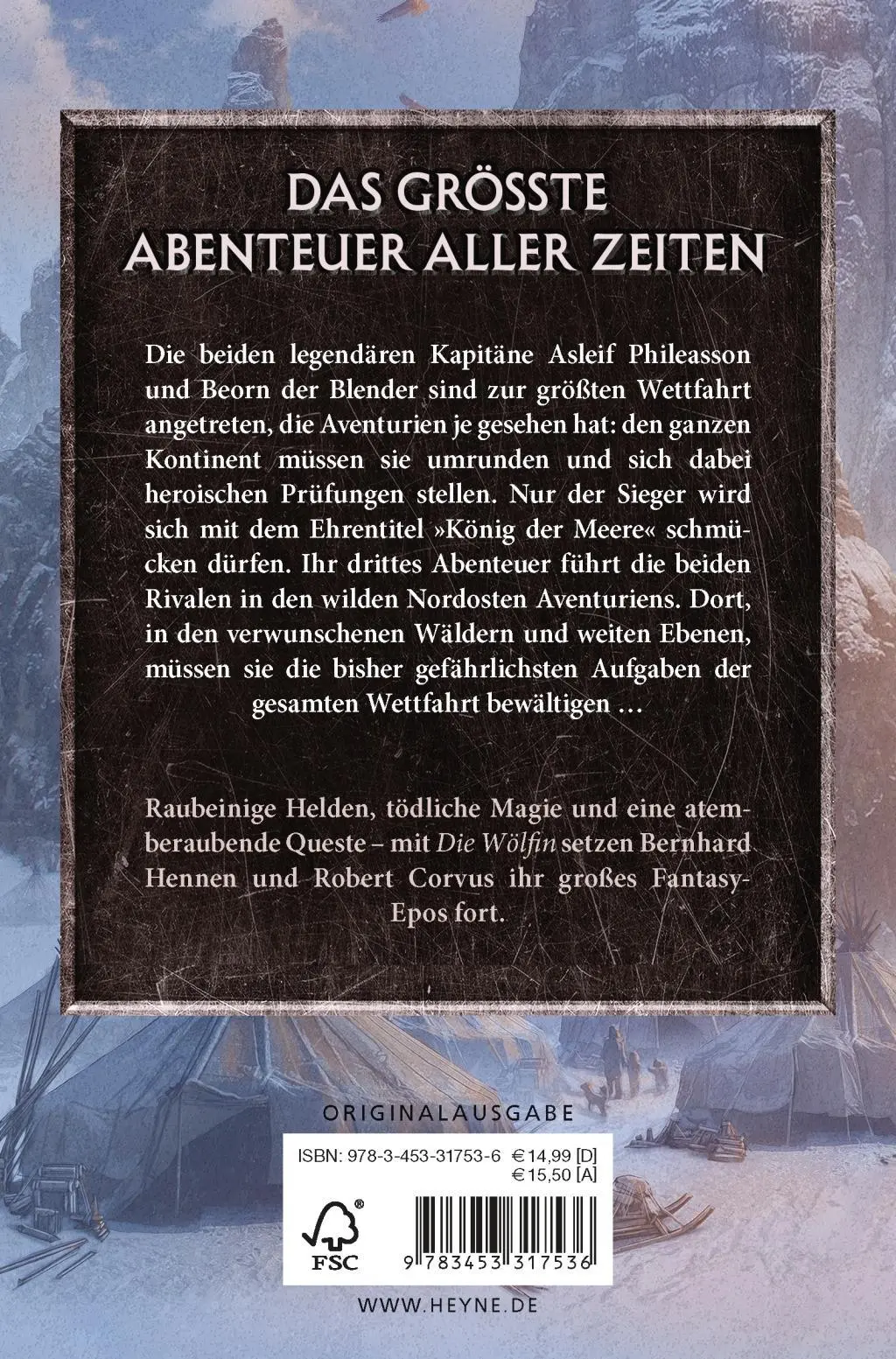 Bild: 9783453317536 | Die Phileasson-Saga 03 - Die Wölfin | Roman | Bernhard Hennen (u. a.)