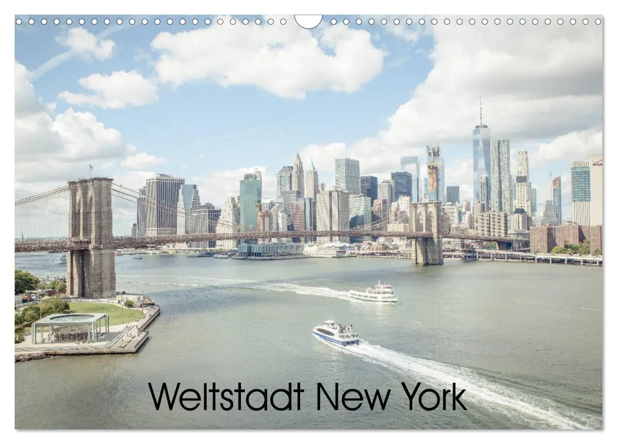 Cover: 9783457757536 | Weltstadt New York (Wandkalender 2026 DIN A3 quer), CALVENDO...