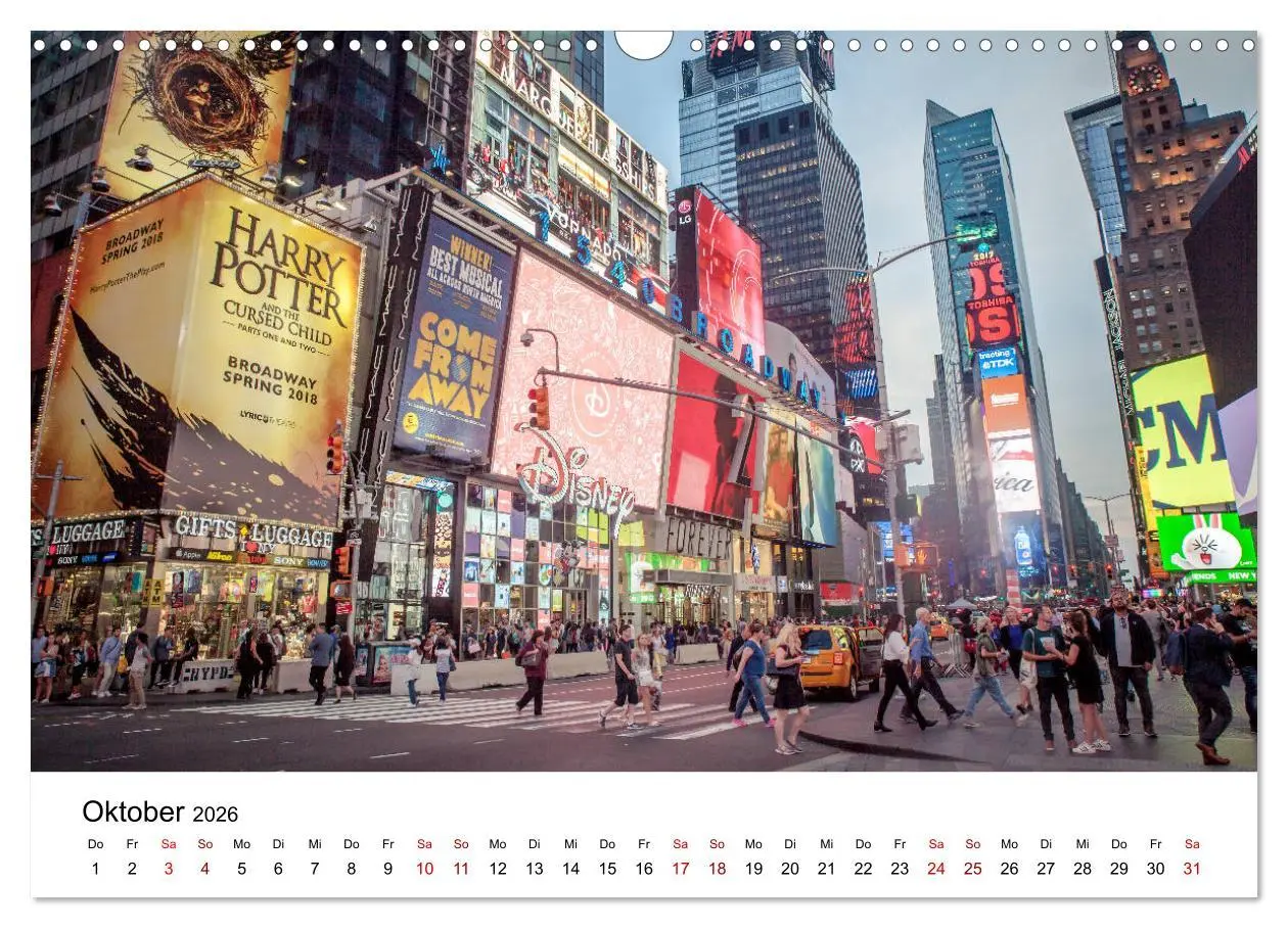Bild: 9783457757536 | Weltstadt New York (Wandkalender 2026 DIN A3 quer), CALVENDO...