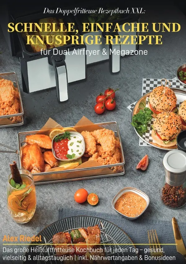 Cover: 9783565117536 | Das Doppelfritteuse Rezeptbuch XXL: Schnelle, einfache und...