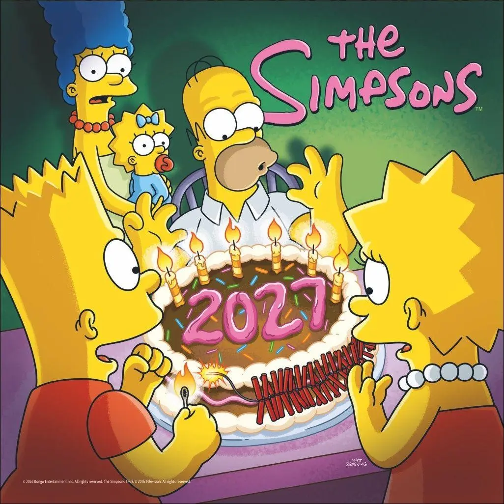 Cover: 9783840197536 | The Simpsons Broschurkalender 2027 | Kalender | 28 S. | Englisch
