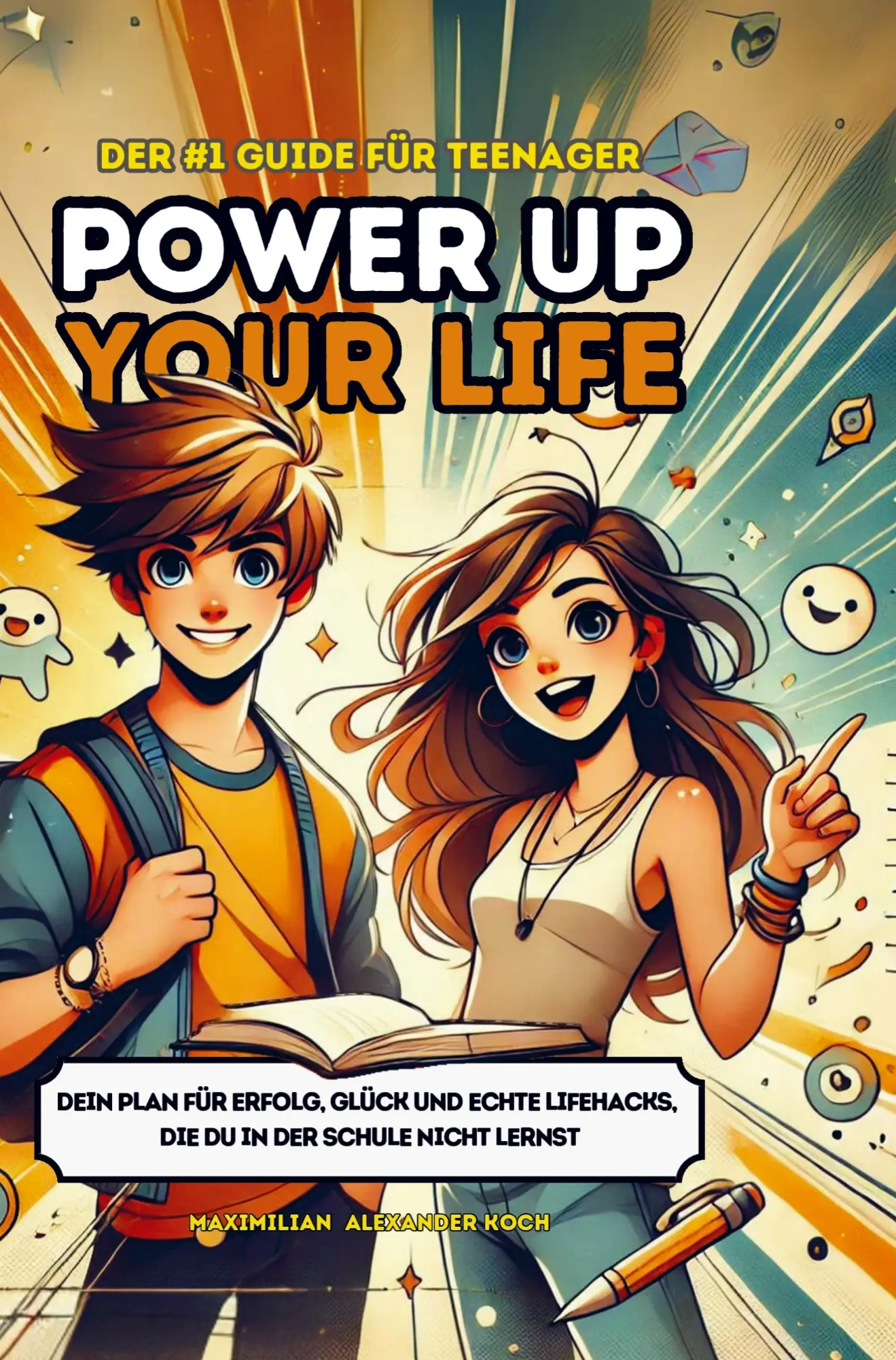 Cover: 9789403837536 | Power Up Your Life! - Der #1 Guide für Teenager | Koch | Taschenbuch