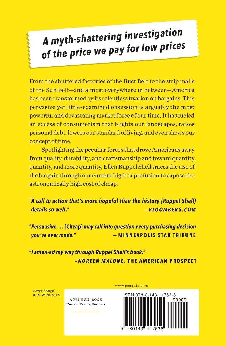 Rückseite: 9780143117636 | Cheap | The High Cost of Discount Culture | Ellen Ruppel Shell | Buch