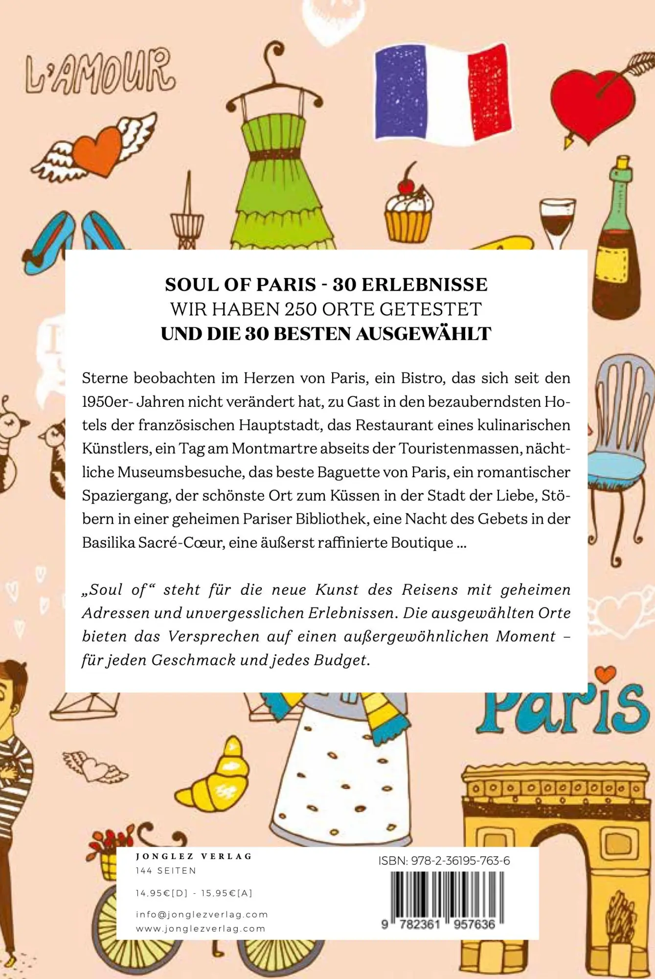 Rückseite: 9782361957636 | Soul of Paris | 30 Erlebnisse | Thomas Jonglez | Taschenbuch | Deutsch
