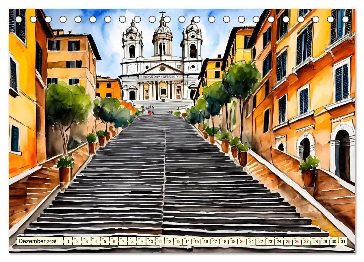 Bild: 9783457367636 | Italien - La dolce vita (Tischkalender 2026 DIN A5 quer), CALVENDO...