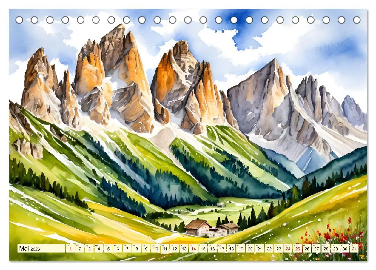 Bild: 9783457367636 | Italien - La dolce vita (Tischkalender 2026 DIN A5 quer), CALVENDO...