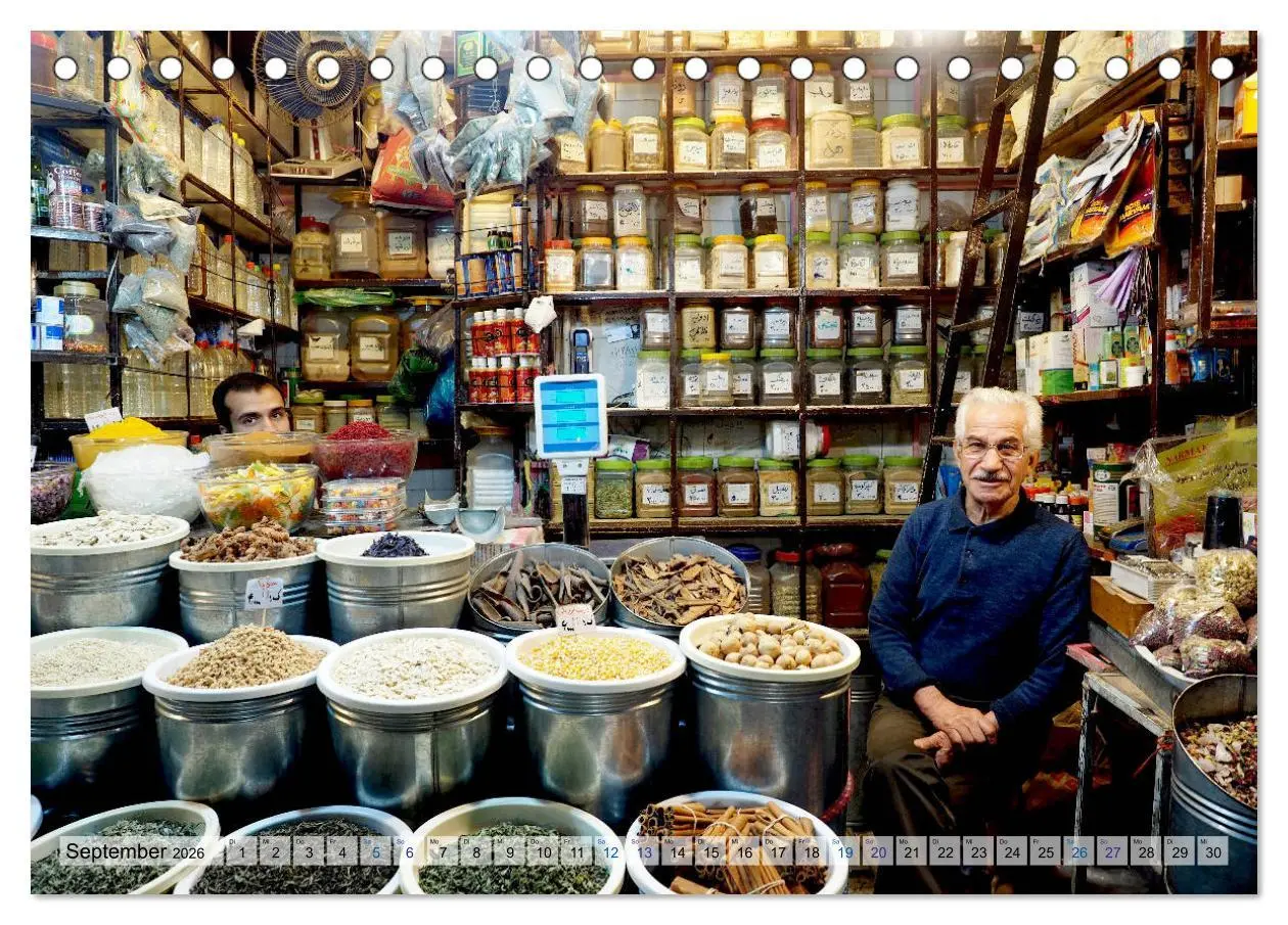 Bild: 9783457817636 | Iran - Entdeckungen (Tischkalender 2026 DIN A5 quer), CALVENDO...