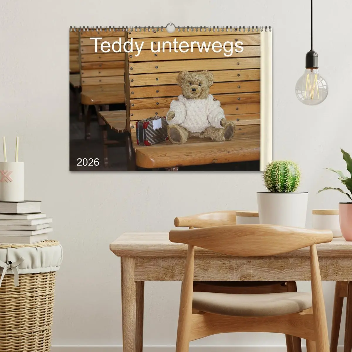 Bild: 9783457987636 | Teddy unterwegs (Wandkalender 2026 DIN A3 quer), CALVENDO...
