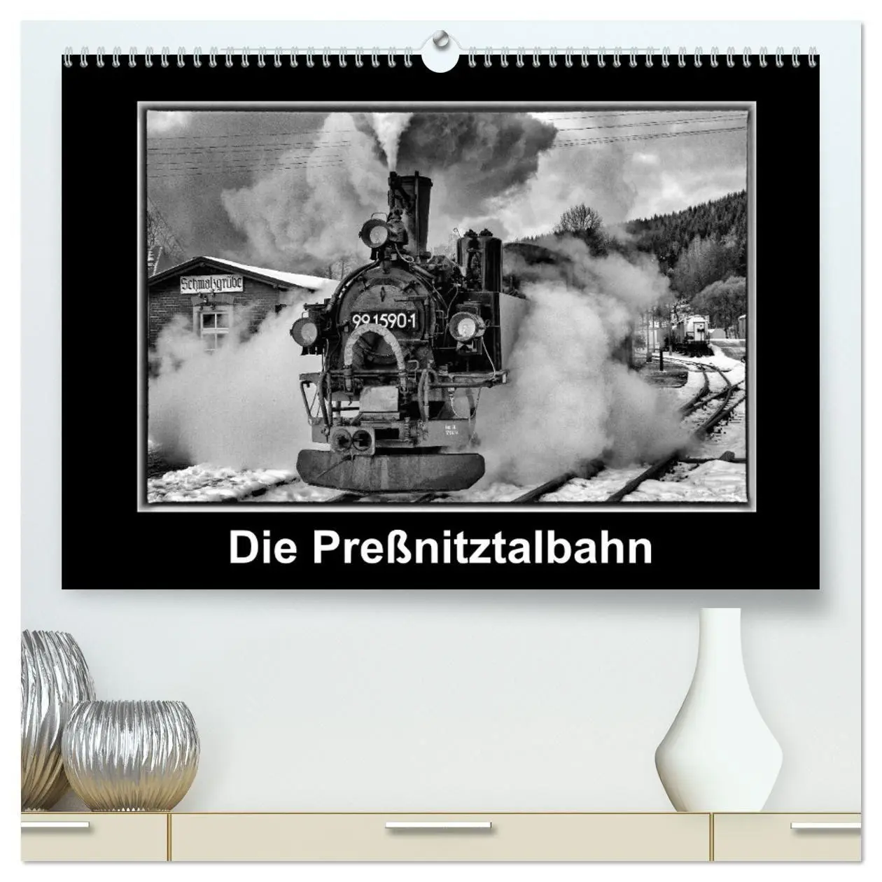 Cover: 9783516077636 | Die Preßnitztalbahn (hochwertiger Premium Wandkalender 2026 DIN A2...
