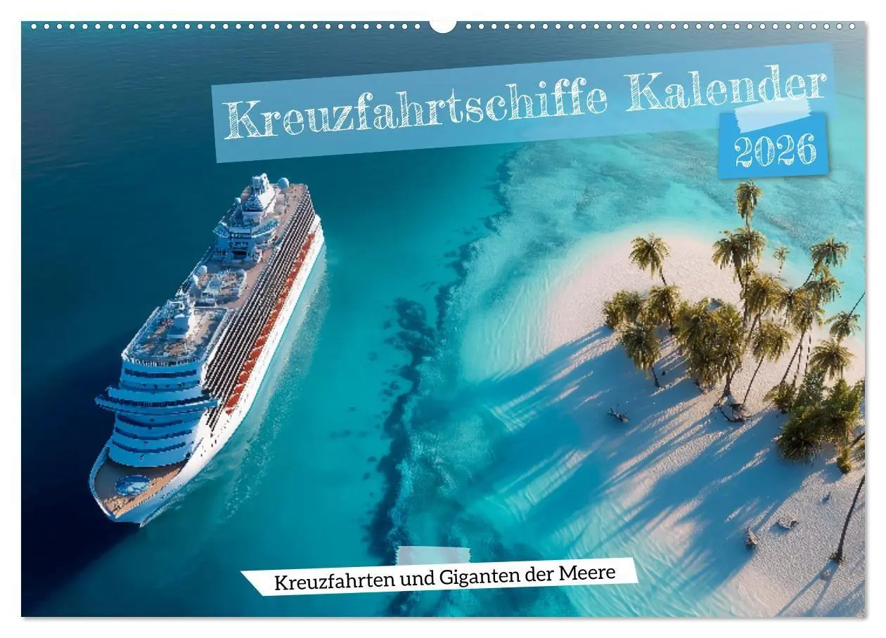 Cover: 9783516697636 | Kreuzfahrtschiffe Kalender - Kreuzfahrten und Giganten der Meere...