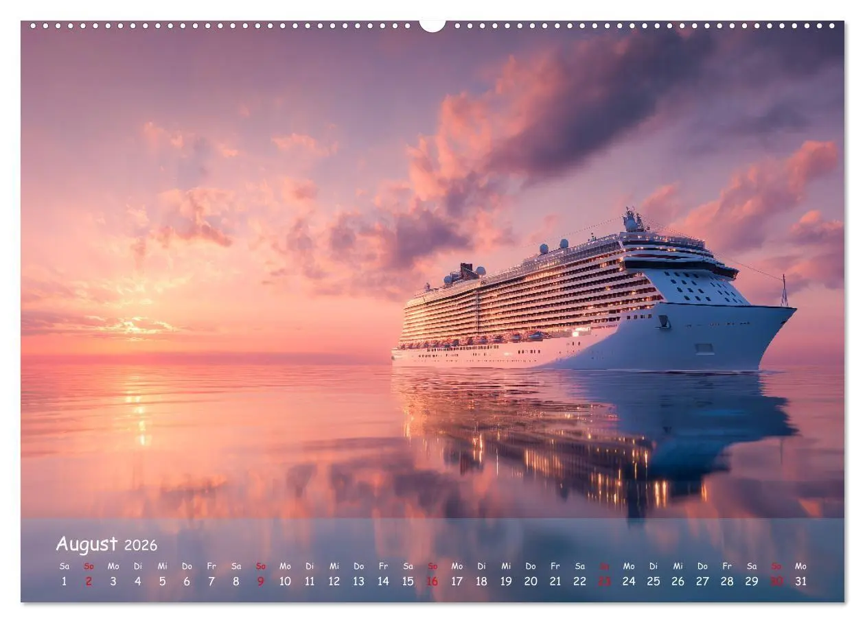 Bild: 9783516697636 | Kreuzfahrtschiffe Kalender - Kreuzfahrten und Giganten der Meere...