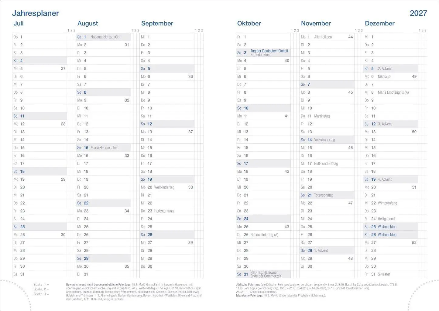Bild: 9783756417636 | Wochen-Cheftimer A5, Alu gold 2027 | Heye | Buch | Bürokalender Heye