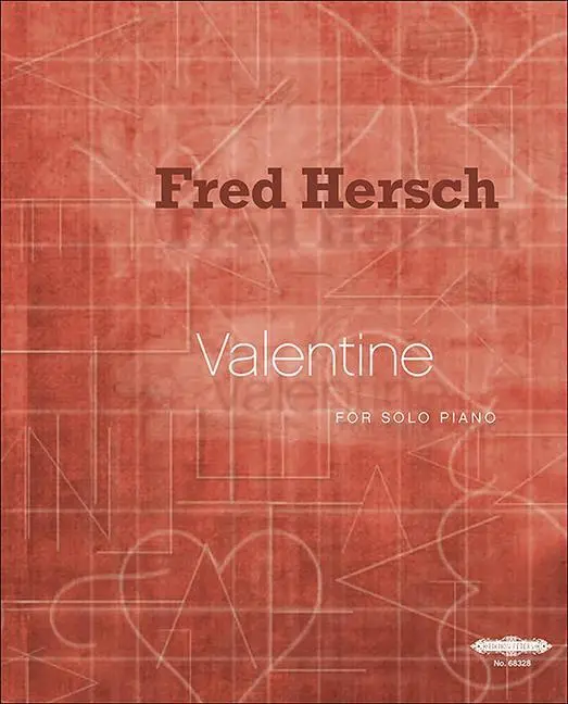 Cover: 9790300757636 | Valentine | Fred Hersch | Taschenbuch | Edition Peters | Partitur