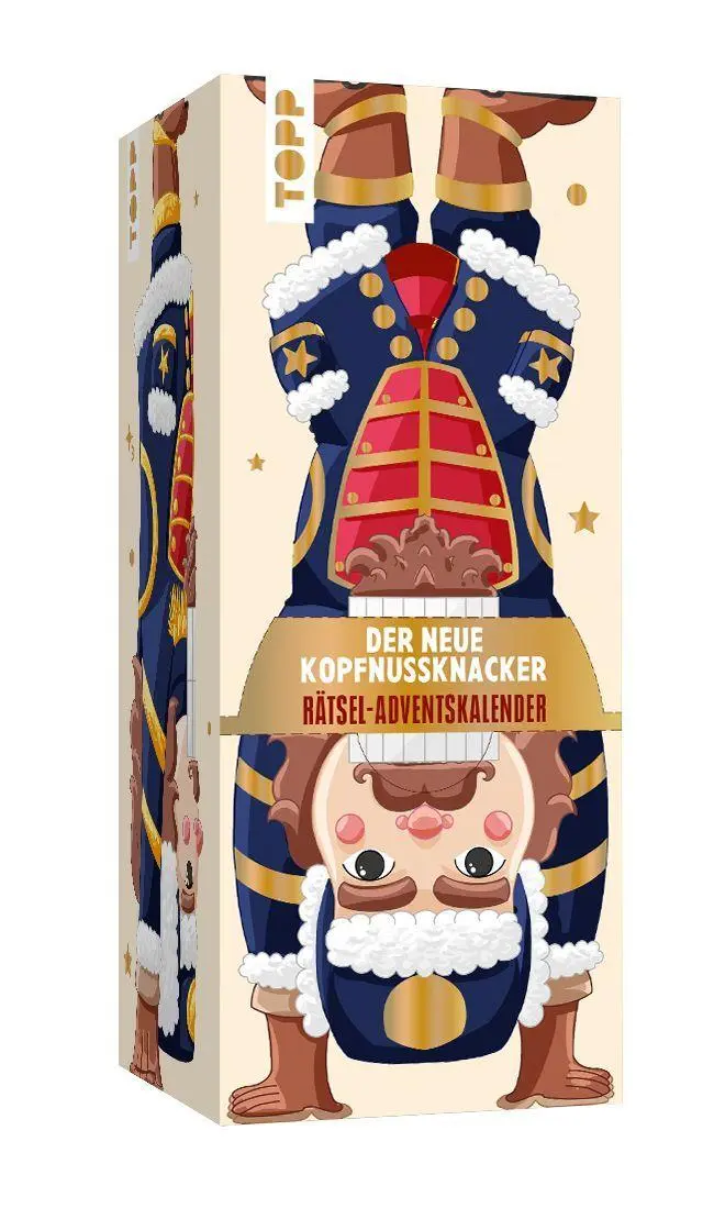 Cover: 4007742187736 | Der neue Kopfnussknacker - Rätsel-Adventskalender (blaue Edition -...
